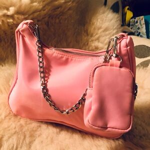 HOT PINK “Reflective” bag (nwot)